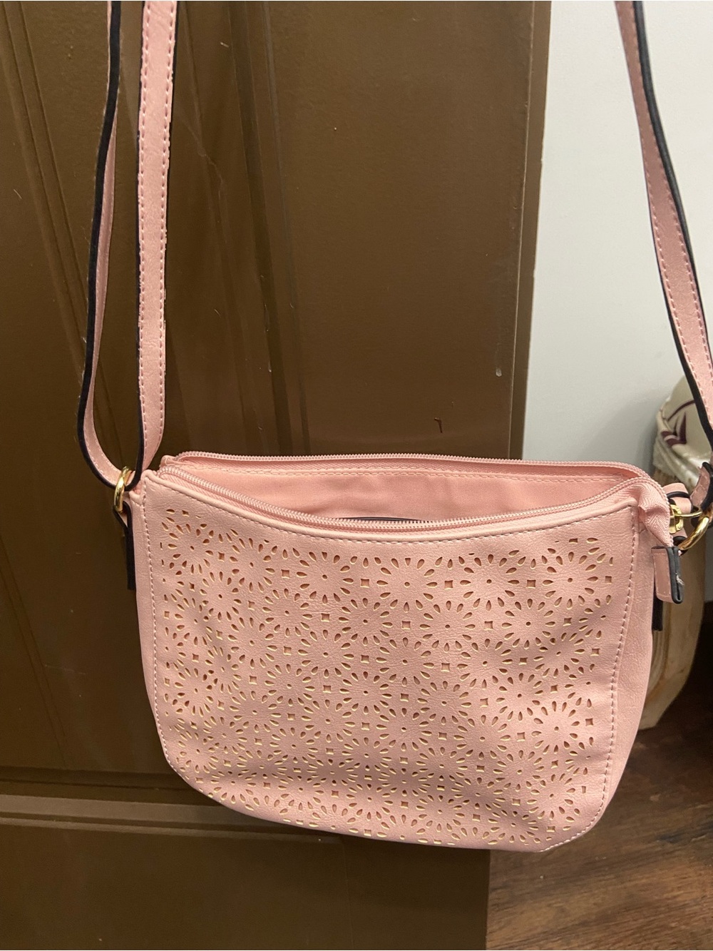 Bueno Laser-Cut Crossbody Bag - Preloved - Picture 2 of 5